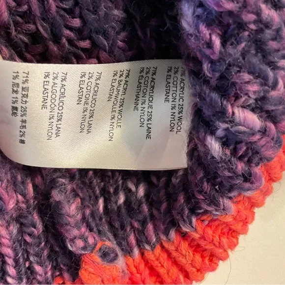 Free People Purple Combo Knit Cardigan-NWT - Picture 12 of 16